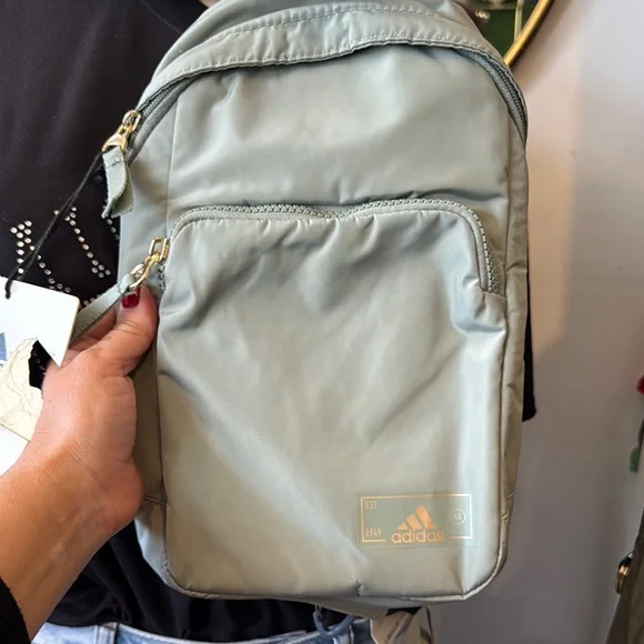 Adidas Men's Green Backpack Adidas Men's Green Backpack